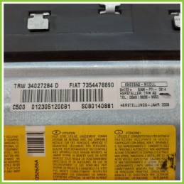 Airbag Passeggero Destro DX FIAT CROMA 2T 1.9 16V 7354478890 2007 2011 TRW 34027282C
