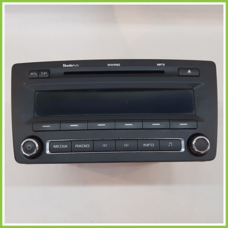 Autoradio SKODA OCTAVIA 1Z 1.9 TDI 1Z0035161F 2008 2012 BLAUPUNKT BP-7648256360