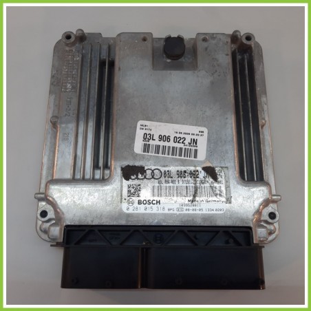 Centralina Motore Iniezione ECU BOSCH 0281015318 AUDI A4 8K 2.0 TDI 03L906022JN 2007 2013