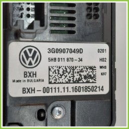 Comandi Clima AC Riscaldamento Condizionatore VOLKSWAGEN TIGUAN AD1 2.0 TDI 3G0907049D 2016
