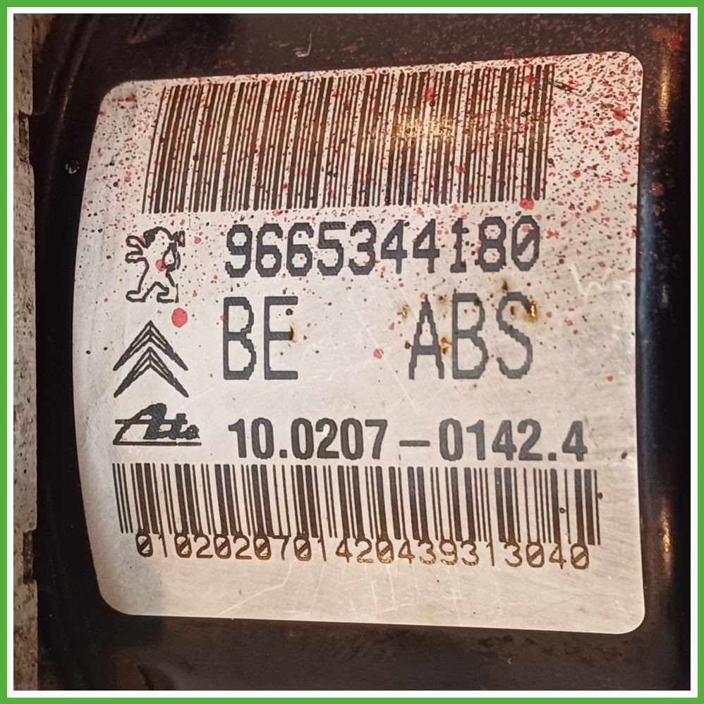 Centralina ABS Modulo Pompa Usato ATE 10.0970-1153.3 CITROEN C3 2a Serie CITROEN 2005 2010