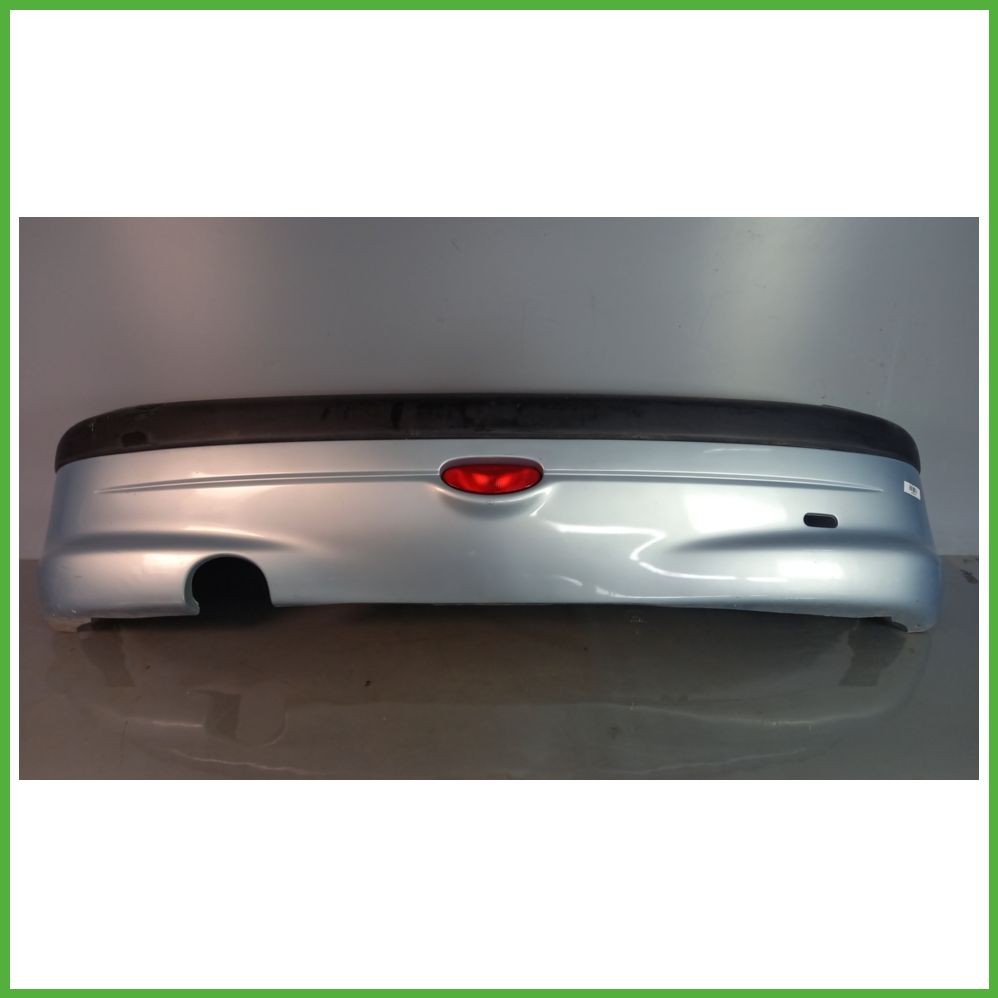 Paraurti Posteriore Originale Usato PEUGEOT 206 1998 2009 7410L5 AZZURRO - EZR VERNICE GRIGIO ALLUMINIO