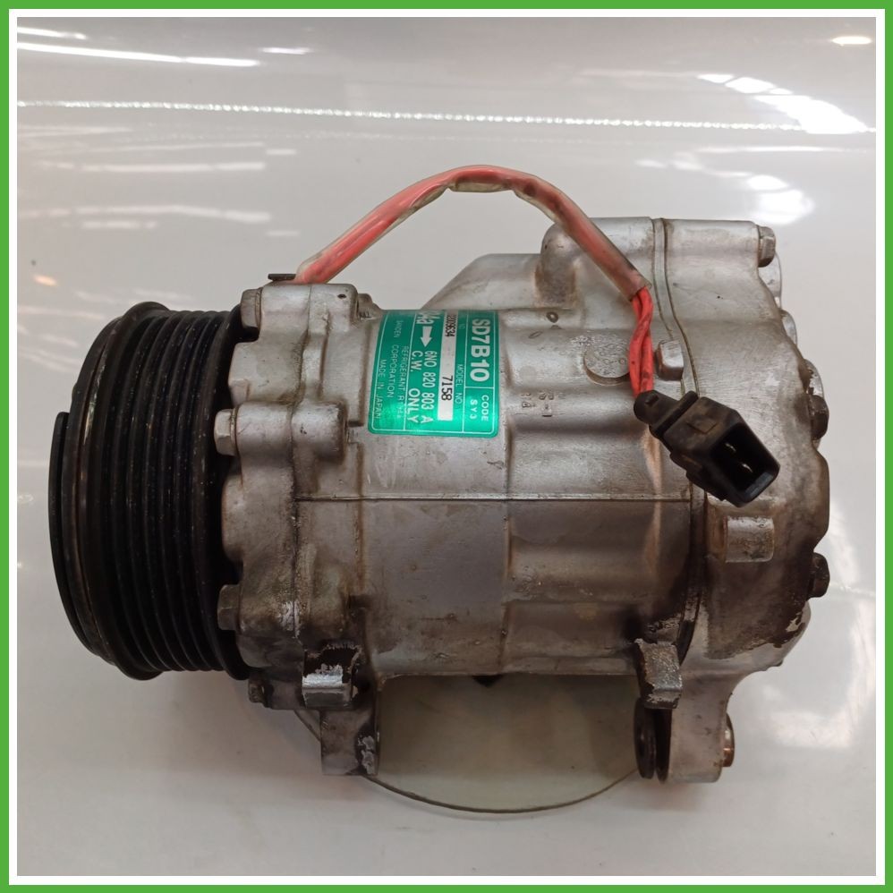 VOLKSWAGEN POLO 3. Serie 1994 2001 1,4 16 V Kompressor Klima AC Klimaanlage SANDEN SD7B10 6N0820803A Original gebraucht