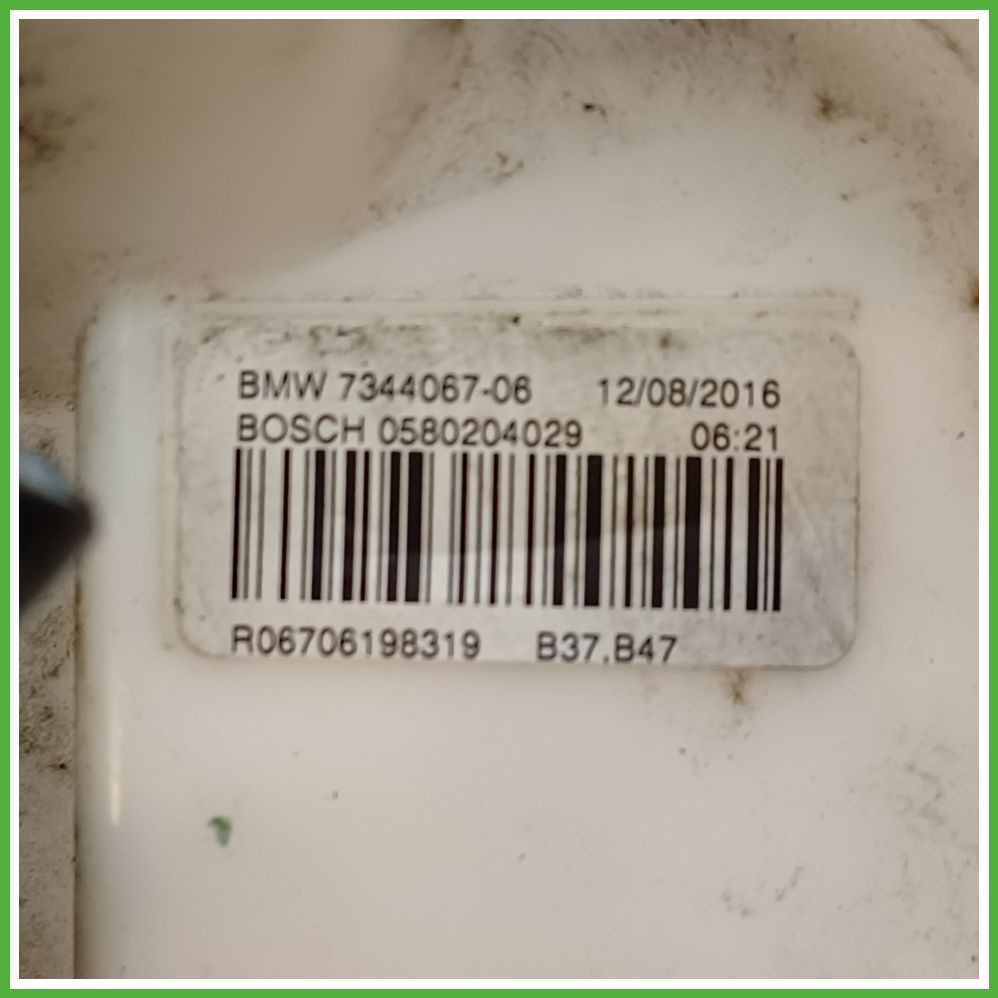 BMW Serie 3 F31 Elektrische Kraftstoffpumpe BOSCH 0280204029 16117344067 Original Gebraucht
