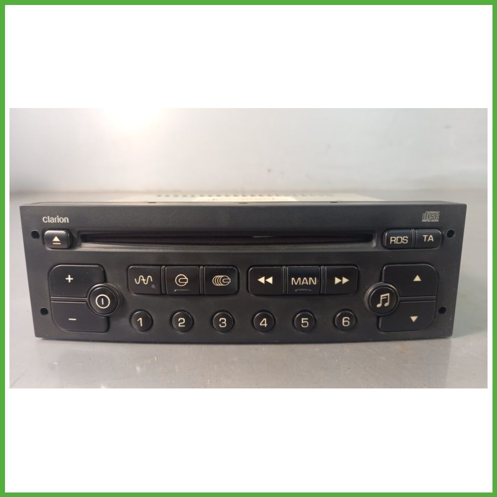 CITROEN C2 1.4 Autoradio, Stereo Auto, Car Stereo CLARION PU-2471AG 6564JV Originale Usato