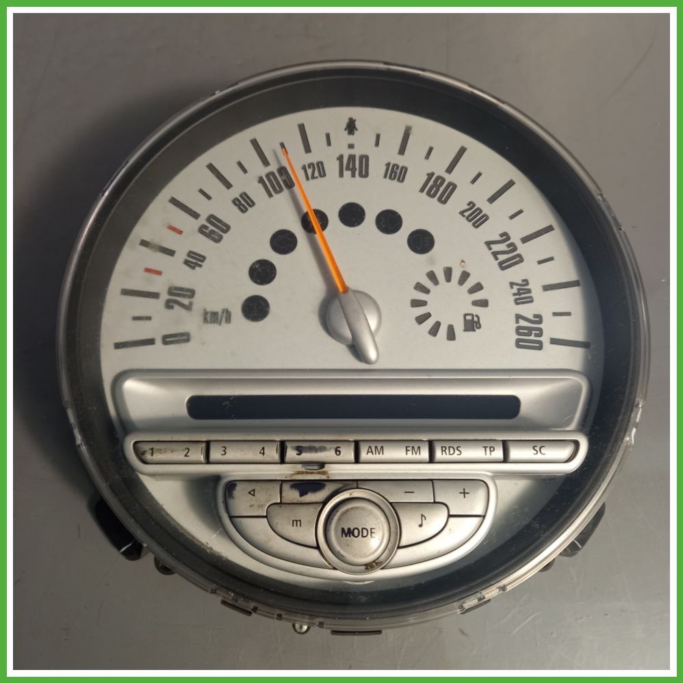 Kombiinstrument Kilometerzähler Tachometer Kombiinstrument Gebraucht BMW 918950204 MINI MINI MINI 
