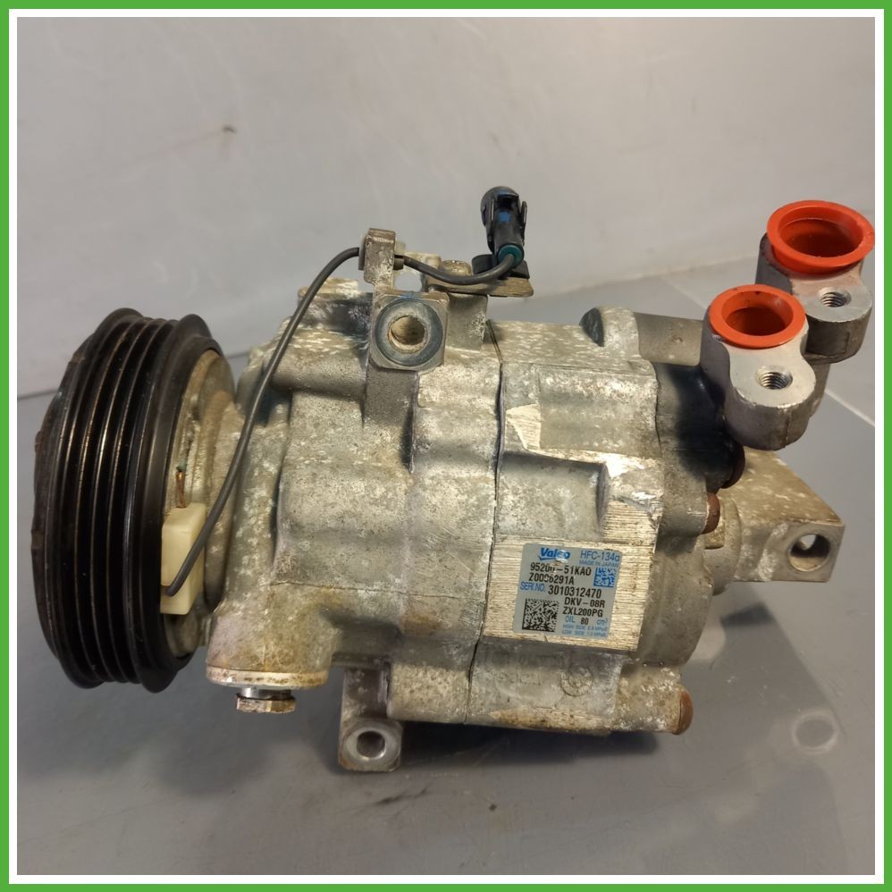 OPEL AGILA H08 2008 2011 1,0 12V Kompressor Klima AC Klimaanlage VALEO DKV-08R 93194040 Original Gebraucht